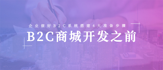 B2C商城开发之前,企业做好B2C电商系统搭建的4大准备步骤